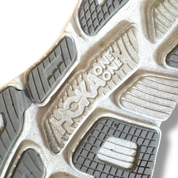 Hoka One One Bondi 7 Mesh Low Top Running Road Sneakers Gray Size 8.5 BOTH PAIRS - Picture 13 of 14